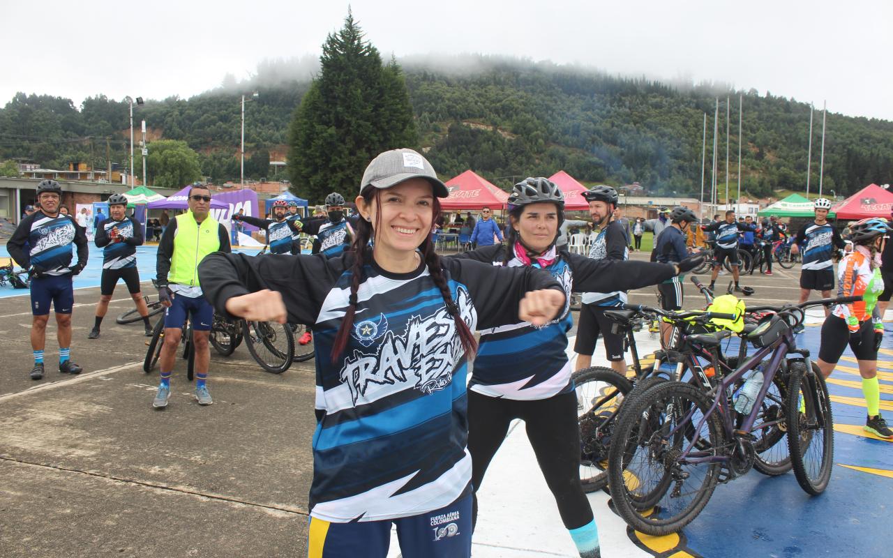 Amantes del ciclomontañismo se dieron cita en la segunda versión de la Travesía MTB “Ruta de la Sabana” realizada por la ESUFA