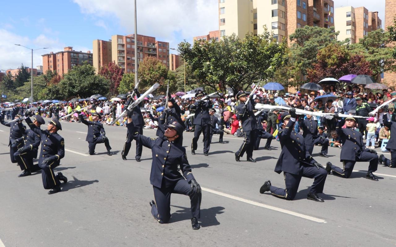 Así fue la participación de la ESUFA en el desfile del 20 de Julio en la isla de San Andrés y Bogotá