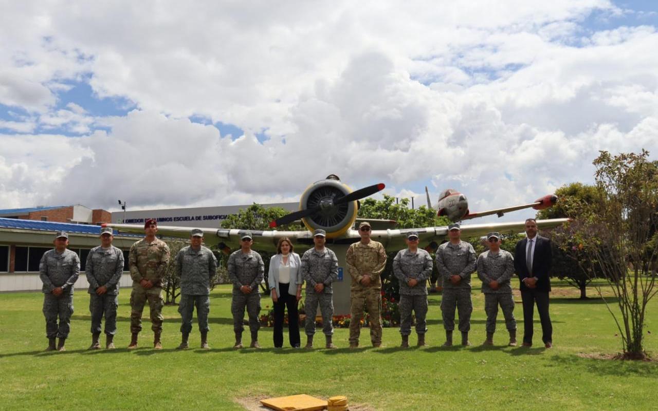 Alma máter de la Suboficialidad recibió a la Inter-American Air Forces Academy 