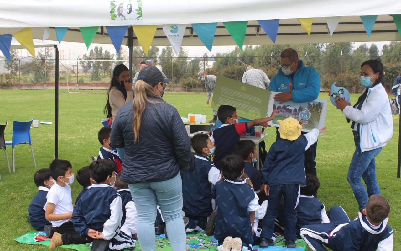 Con los brazos abiertos fue recibida la ESUFA por el colegio Gabriel Echavarría de Madrid-Cundinamarca