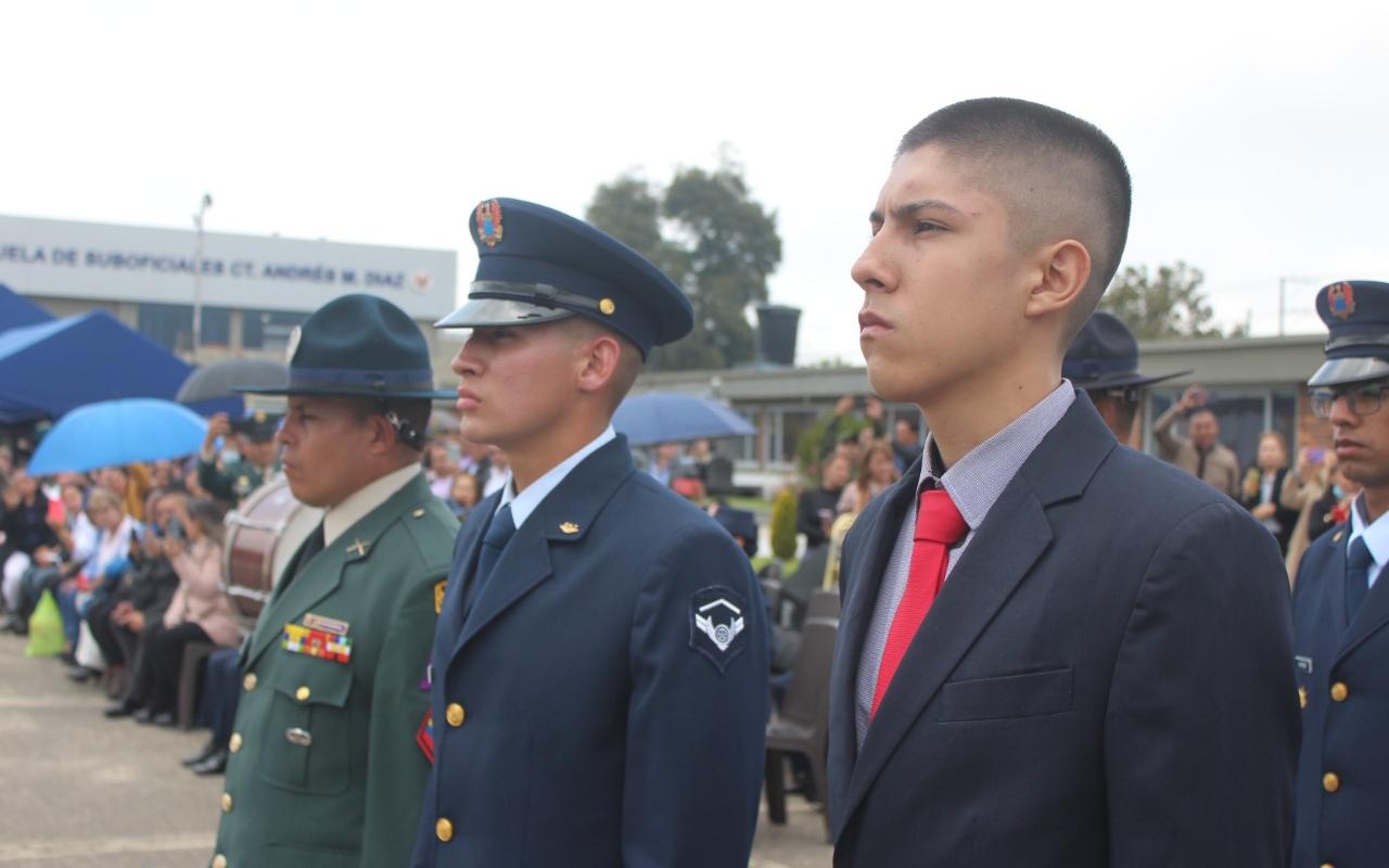 237 Aspirantes inician su formación como Suboficiales de la Fuerza Aérea Colombiana