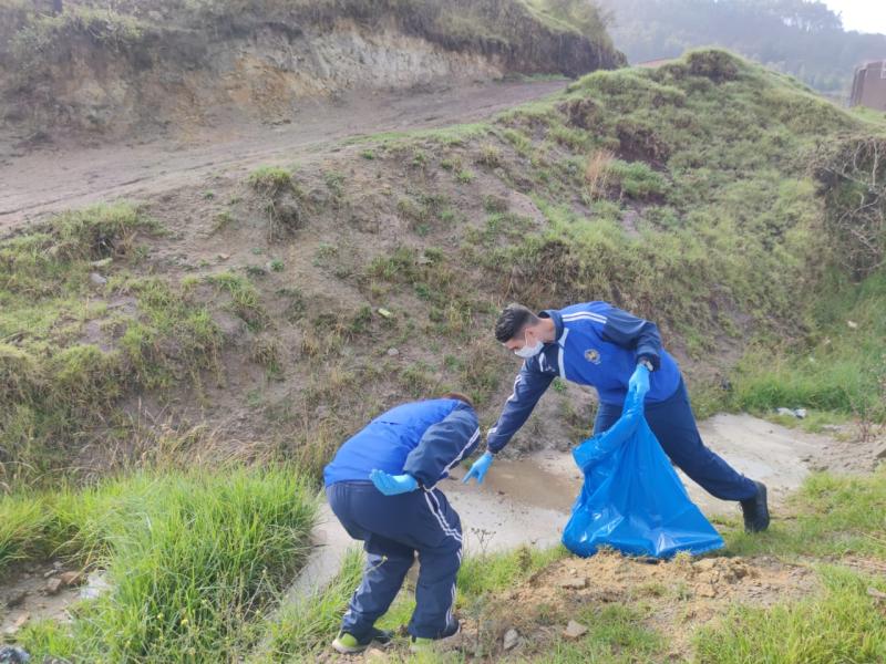 ESUFA lidera jornada de medio ambiente en Madrid, Cundinamarca