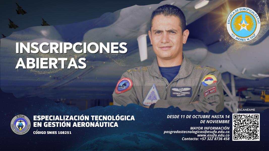 Abre tu camino profesional con la Especialización Tecnológica en Gestión Aeronáutica