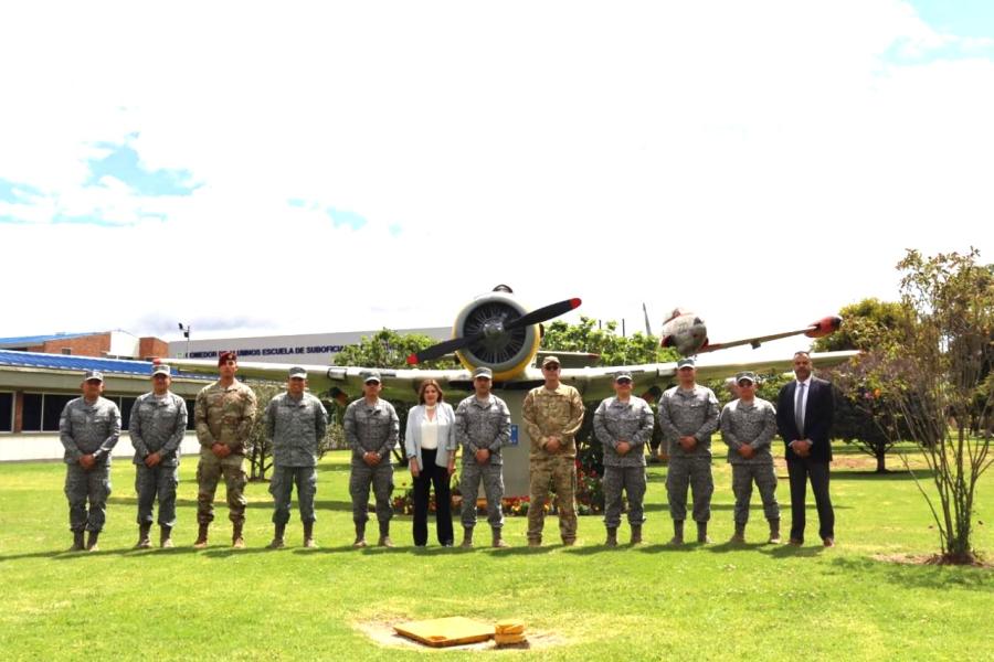 Alma máter de la Suboficialidad recibió a la Inter-American Air Forces Academy 