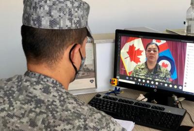 Conferencia virtual con Sargento Mayor de Comando de la Fuerza Aérea Canadiense para los Alumnos de ESUFA