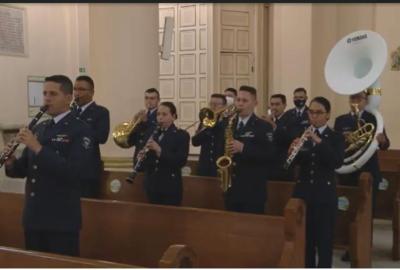 Banda Sinfónica de ESUFA presente en Eucaristía de aniversario de la Fuerza Aérea Colombiana