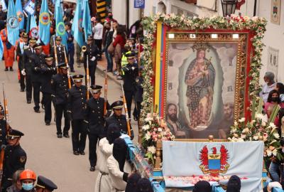 La ESUFA presente en homenaje a la Virgen del Milagro en Tunja