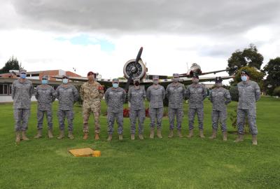 La ESUFA recibió la visita estratégica del Chief Master Sergeant de la Fuerza Aérea Estadounidense