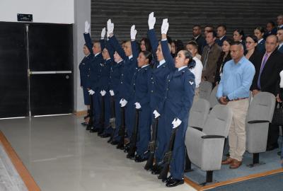 Futuros Suboficiales del Cuerpo Administrativo realizaron Juramento de Bandera