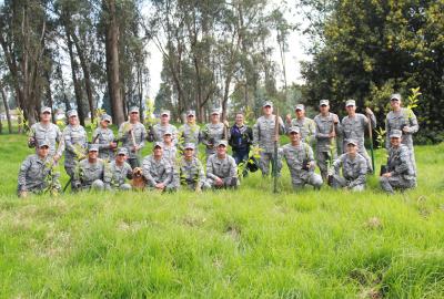 La Escuela de Suboficiales de su Fuerza Aérea ratifica su compromiso ambiental con la Sabana de Occidente