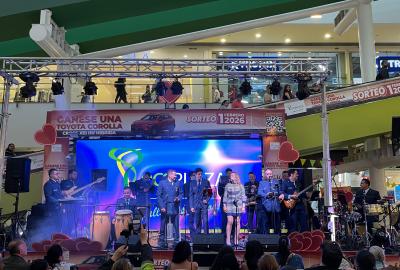Orquesta K-Fir de la Fuerza Aeroespacial compartió talento musical en Mosquera
