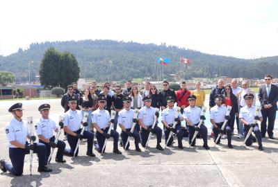 Periodistas de la Sabana de Occidente, conmemoraron su día con la Fuerza Aeroespacial