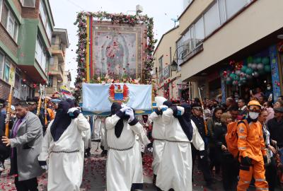 Tunja se engalanó con la celebración en honor a la Virgen del Milagro del Topo