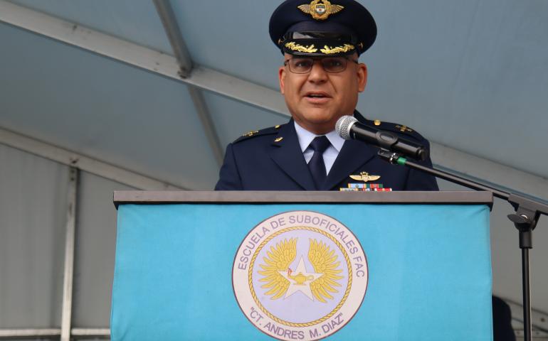Nuevo Director de Escuela de Suboficiales FAC asume el liderazgo
