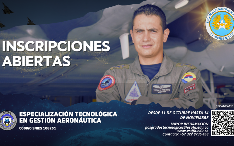 Abre tu camino profesional con la Especialización Tecnológica en Gestión Aeronáutica